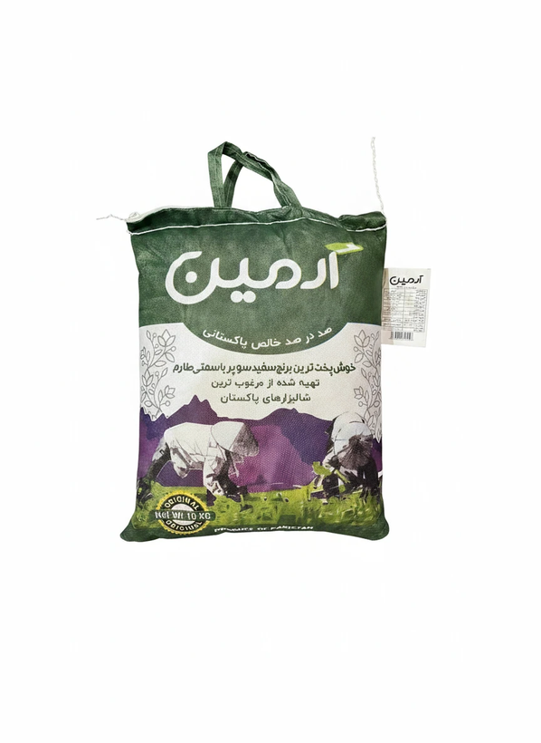 برنج پاکستانی سوپر باسماتی با دانههای بلند و معطر