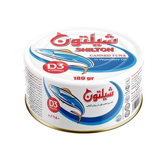 کنسرو تن ماهی شیلتون در روغن 180 گرمی