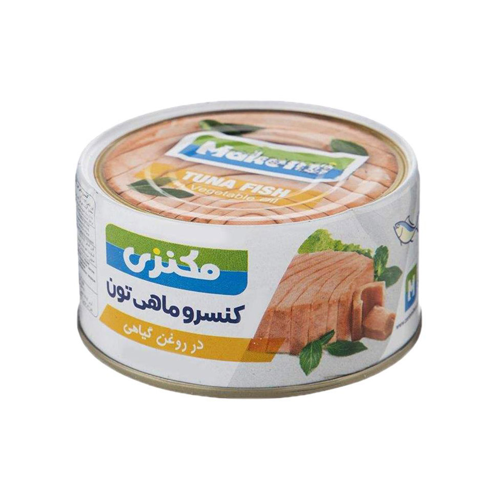 کنسرو تن ماهی مکنزی در روغن گیاهی 180 گرمی