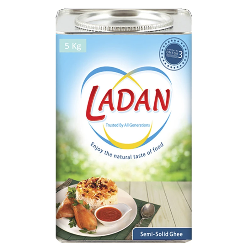 روغن نیمه جامد لادن ۵ کیلویی حلب